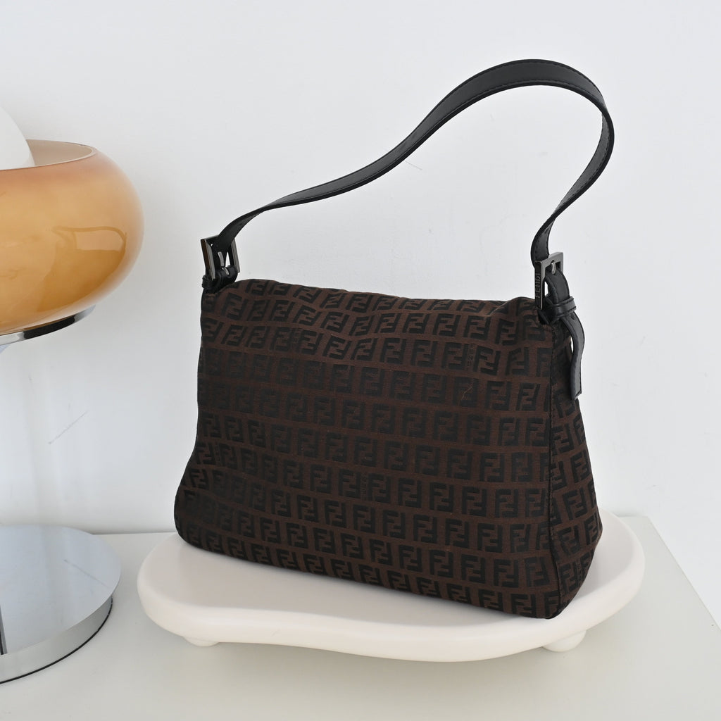 Fendi Big Mamma Zucca Baguette bag - Leluxe Vintage Sdn. Bhd.