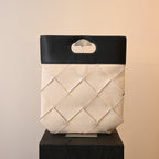 Bottega Veneta Slip Intrecciato Linen Tote Small
