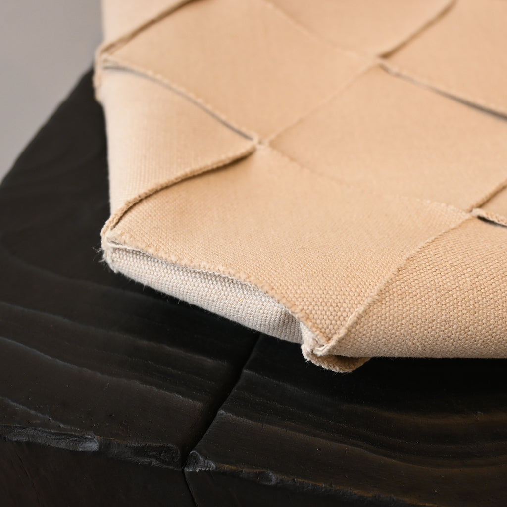 Bottega Veneta Slip Intrecciato Linen Tote Small