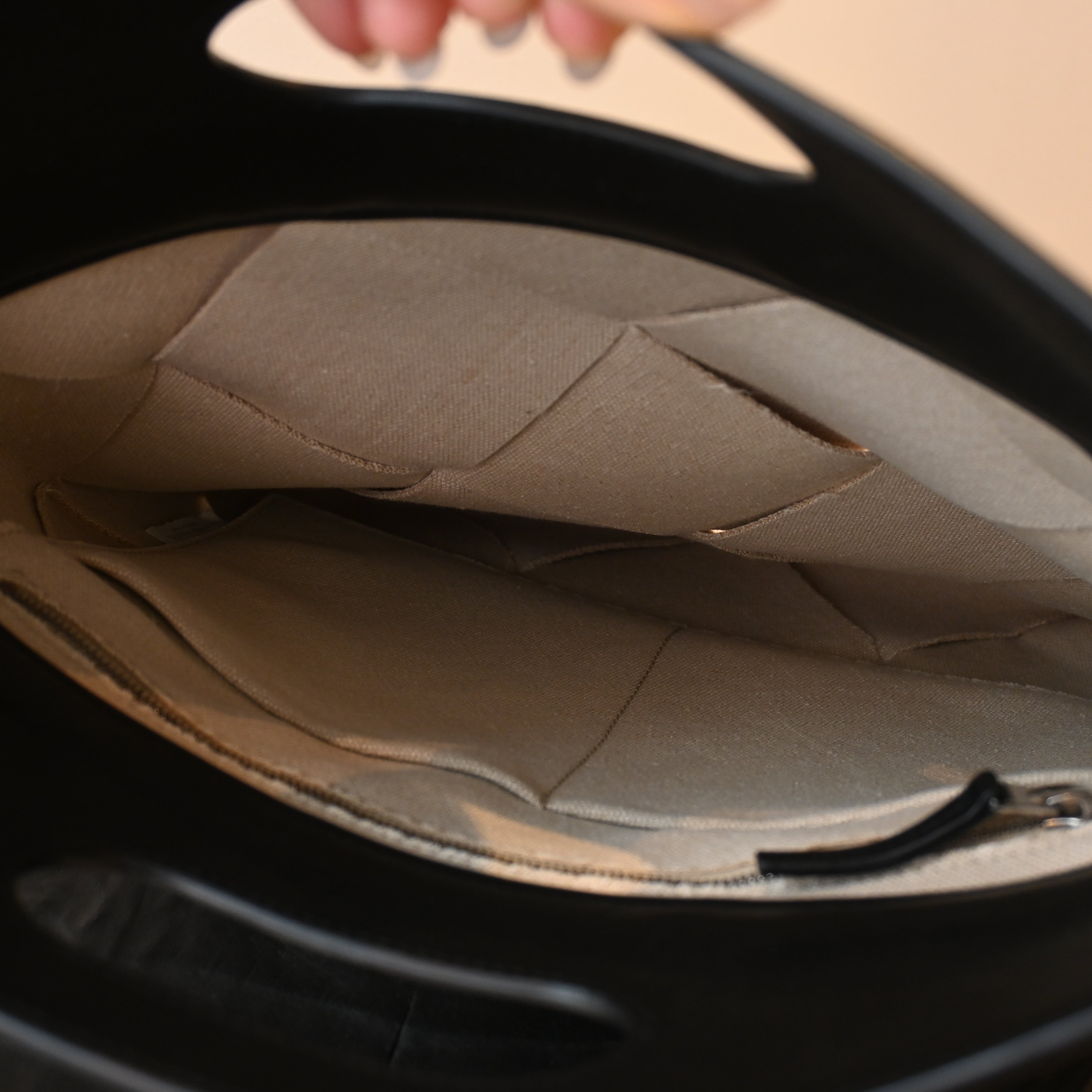 Bottega Veneta Slip Intrecciato Linen Tote Small