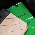 Bottega Veneta Slip Intrecciato Linen Tote Small