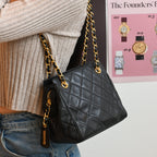 Chanel Matelasse Lambskin Tote 3822504 - Leluxe Vintage Sdn. Bhd.