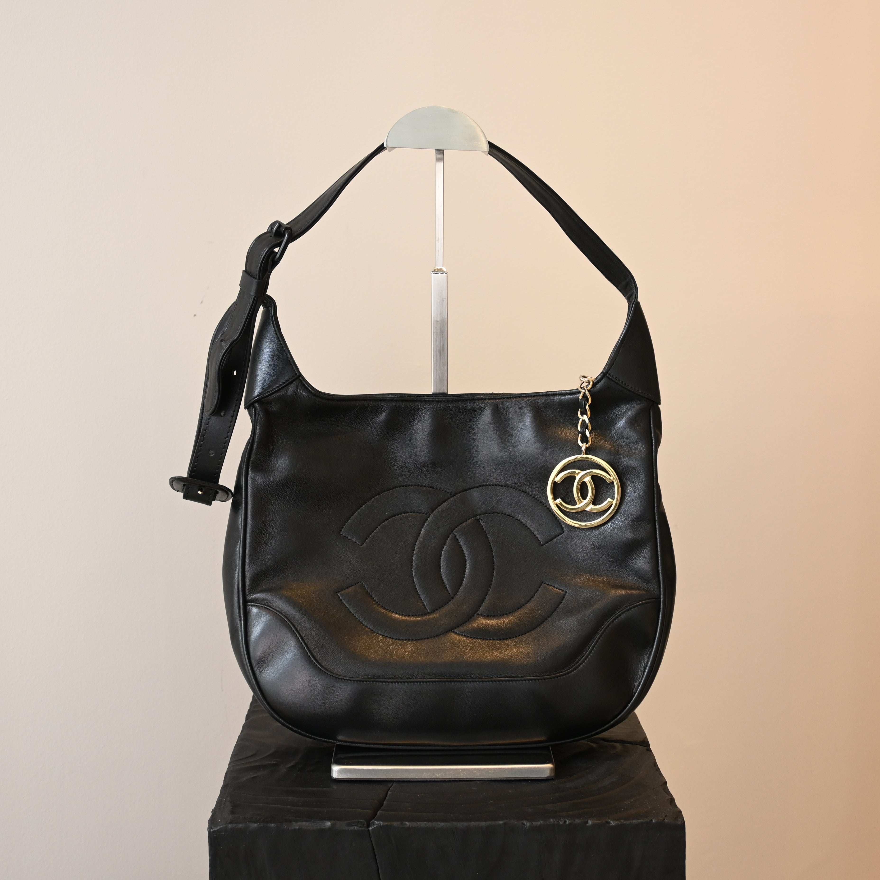 Chanel Timeless CC Lambskin Hobo Bag GHW