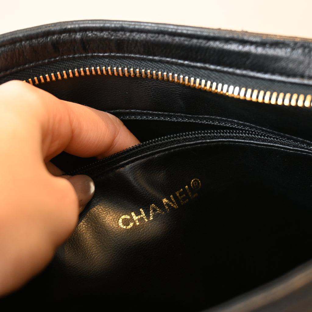 Chanel Timeless CC Lambskin Hobo Bag GHW