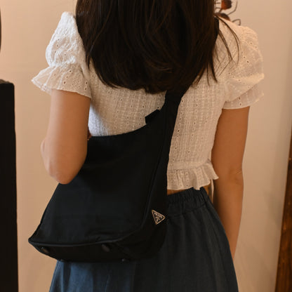 Prada Nylon Shoulder Tote