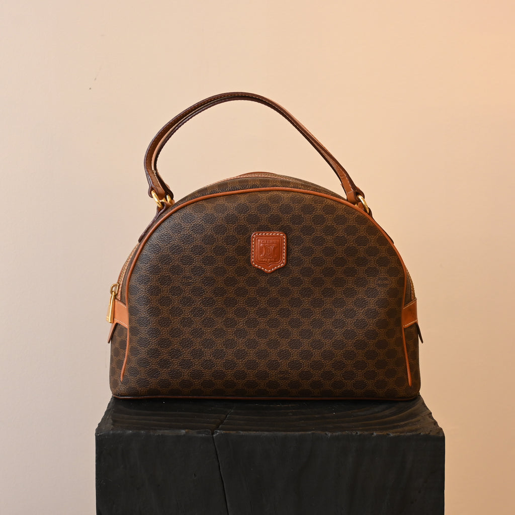 Celine Macadam Triomphe Dome Handbag - Leluxe Vintage Sdn. Bhd.