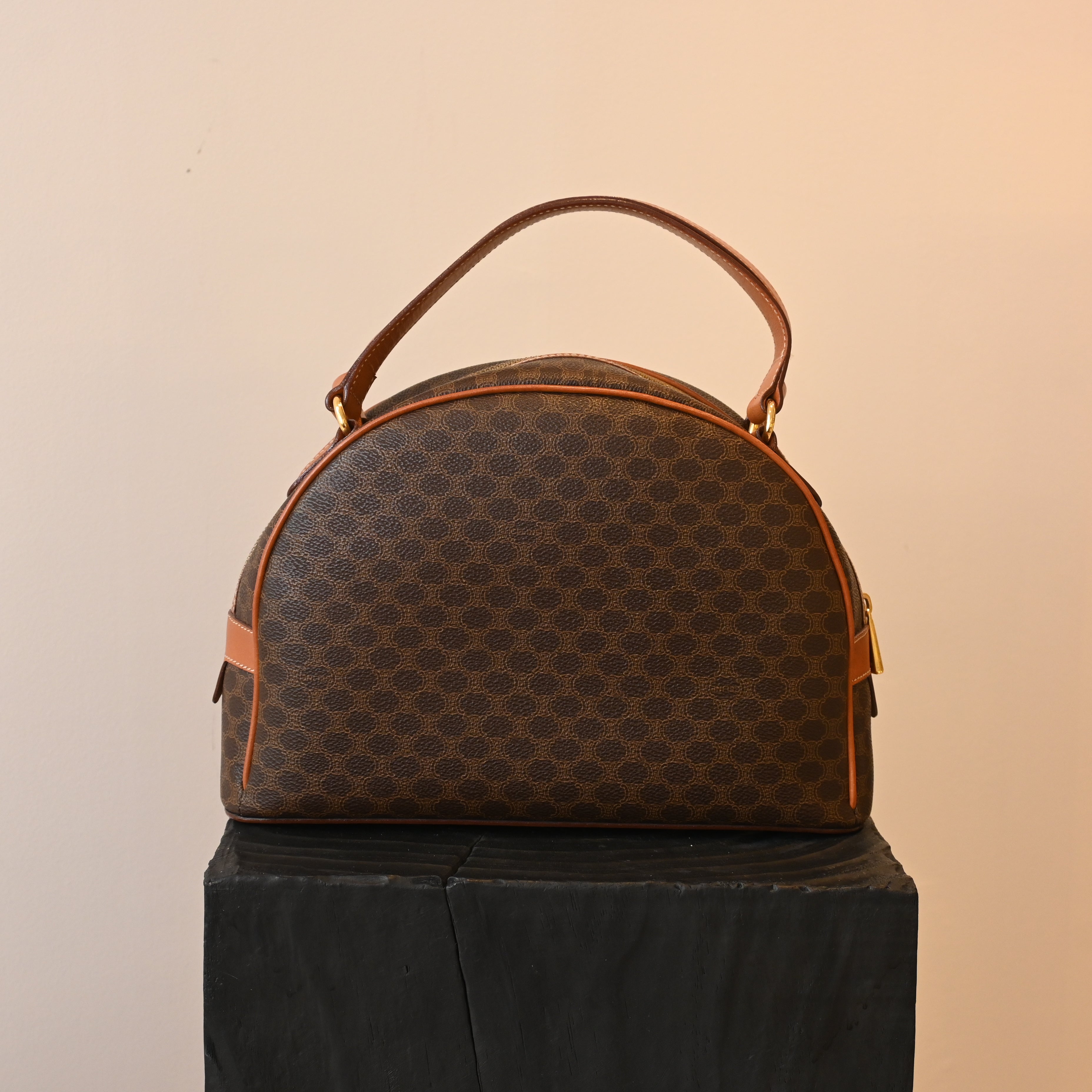 Celine Macadam Triomphe Dome Handbag - Leluxe Vintage Sdn. Bhd.