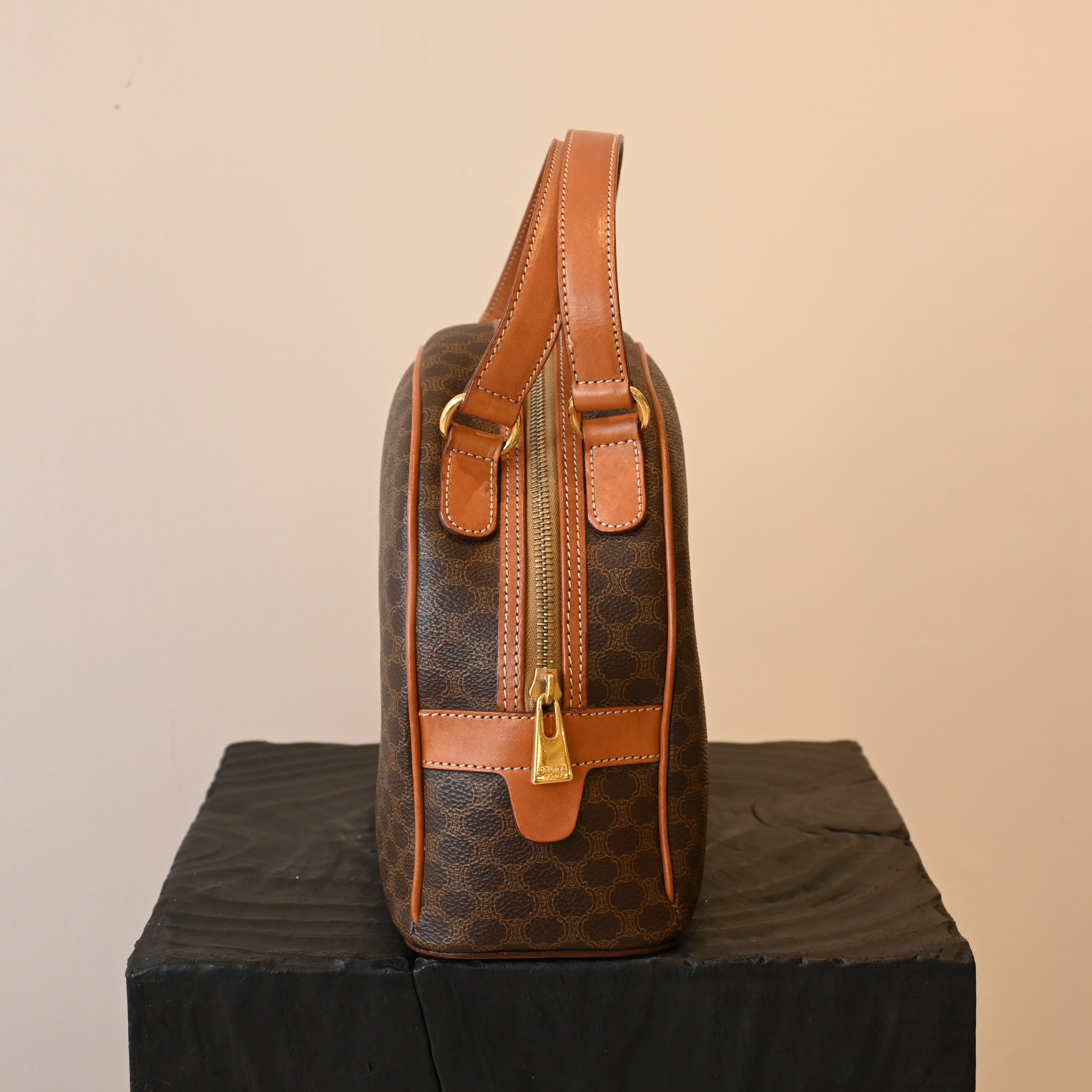 Celine Macadam Triomphe Dome Handbag - Leluxe Vintage Sdn. Bhd.