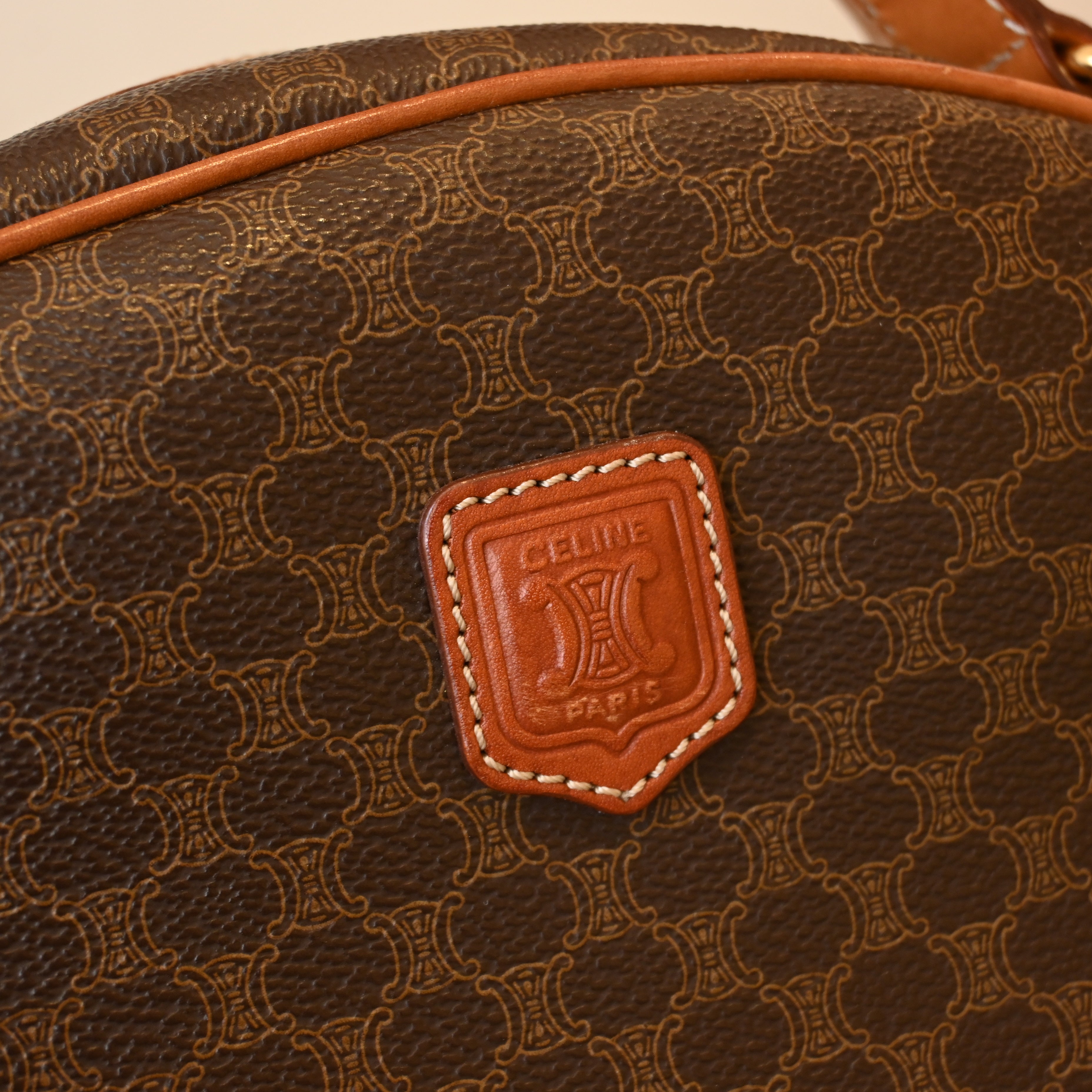 Celine Macadam Triomphe Dome Handbag - Leluxe Vintage Sdn. Bhd.