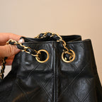 Chanel Bucket Bag Lambskin Vintage - Leluxe Vintage Sdn. Bhd.
