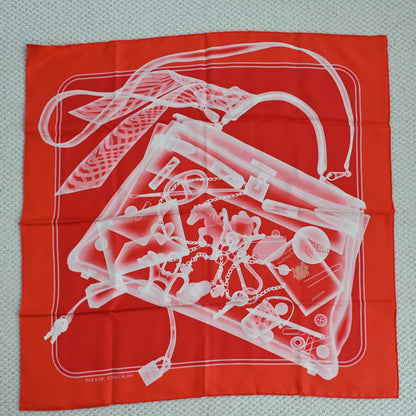 Hermes Please, Check-In Scarf 90