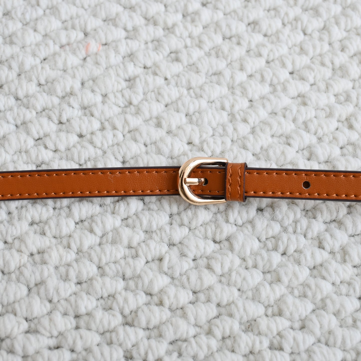 Leather Bag Strap Brown