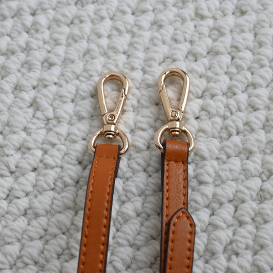 Leather Bag Strap Brown
