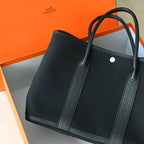 Hermès Garden Party 36 PM Twilight Officie x Bouffle Black □R: 2014 - Leluxe Vintage Sdn. Bhd.