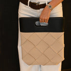 Bottega Veneta Slip Intrecciato Linen Tote Small