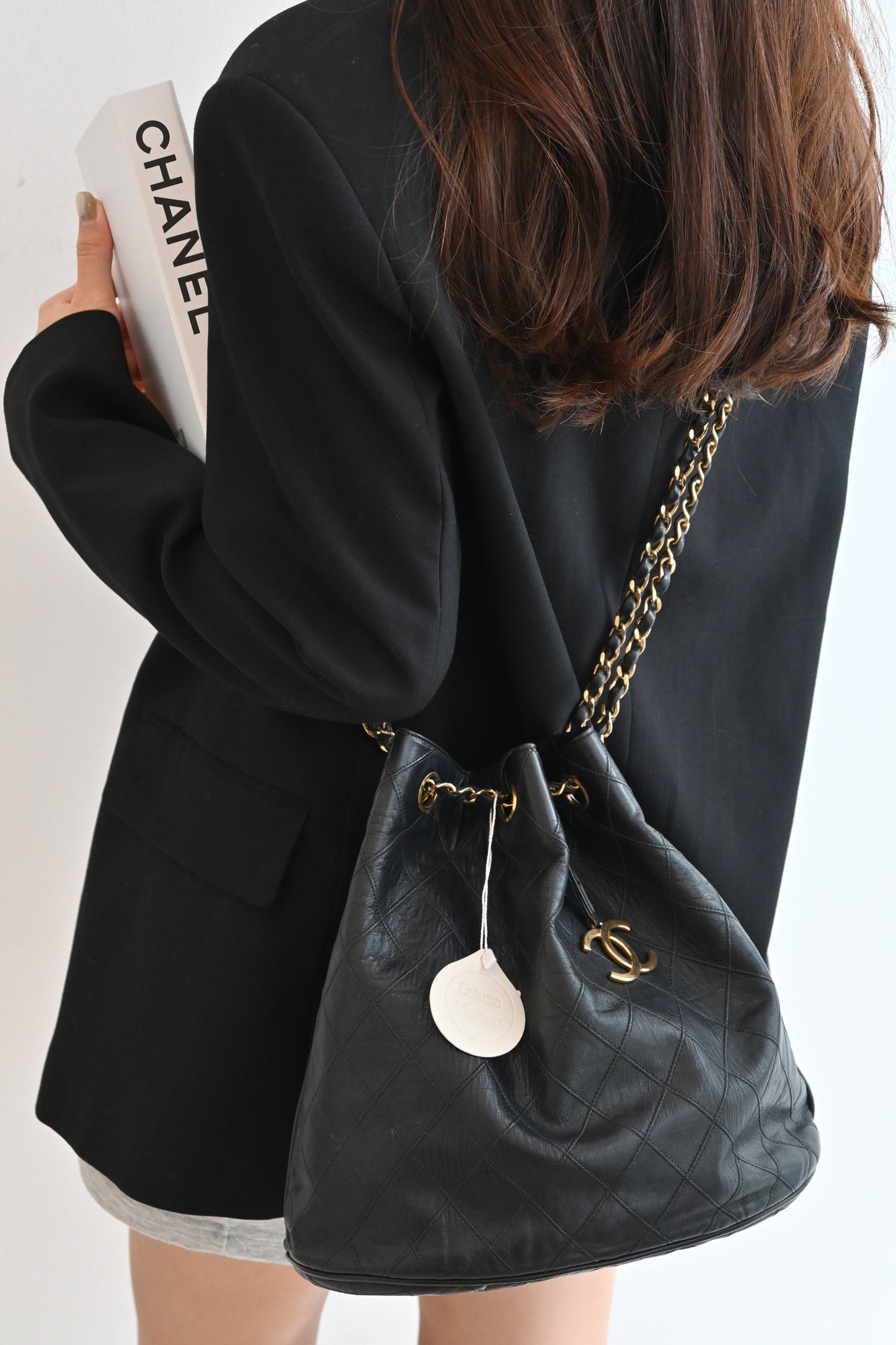 Chanel Bucket Bag Lambskin Vintage