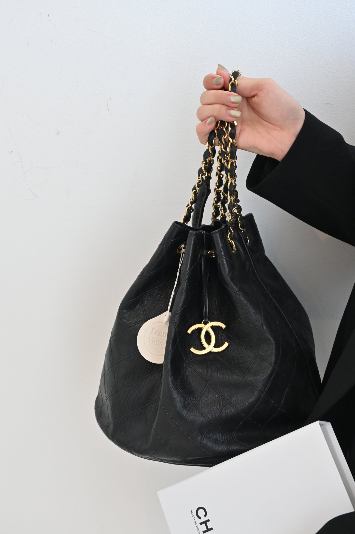 Chanel Bucket Bag Lambskin Vintage