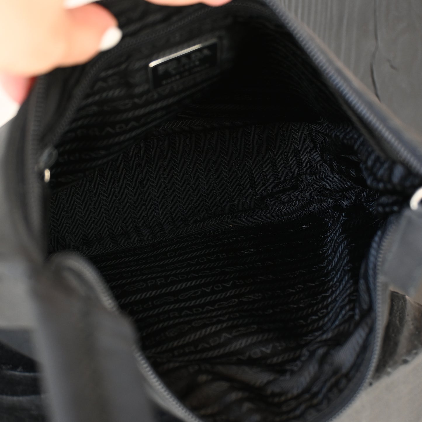 Prada Nylon Shoulder Tote