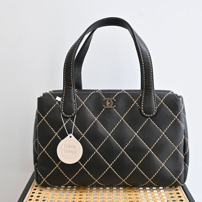 Chanel Calf Skin Wild Stitch Tote