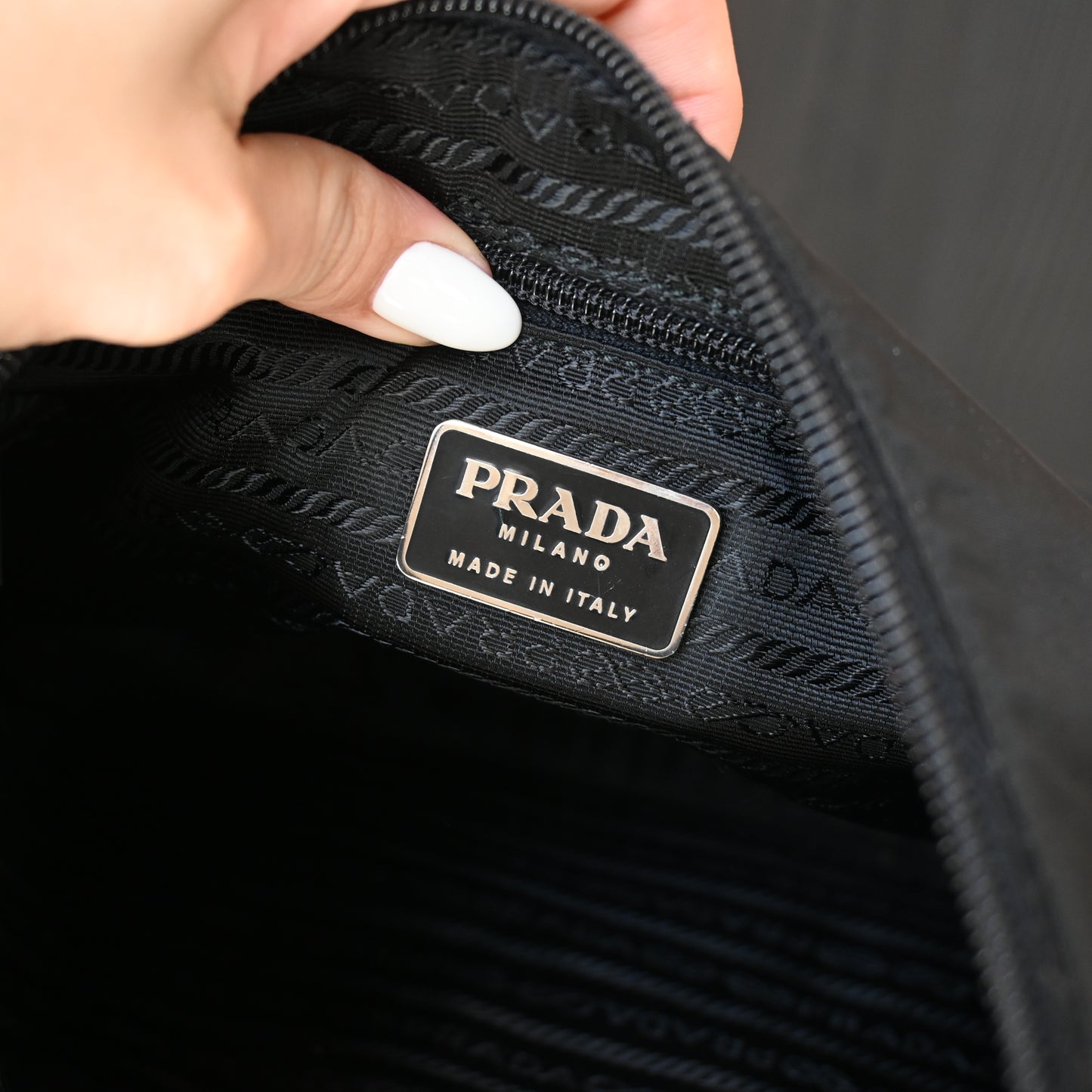 Prada Nylon Shoulder Tote