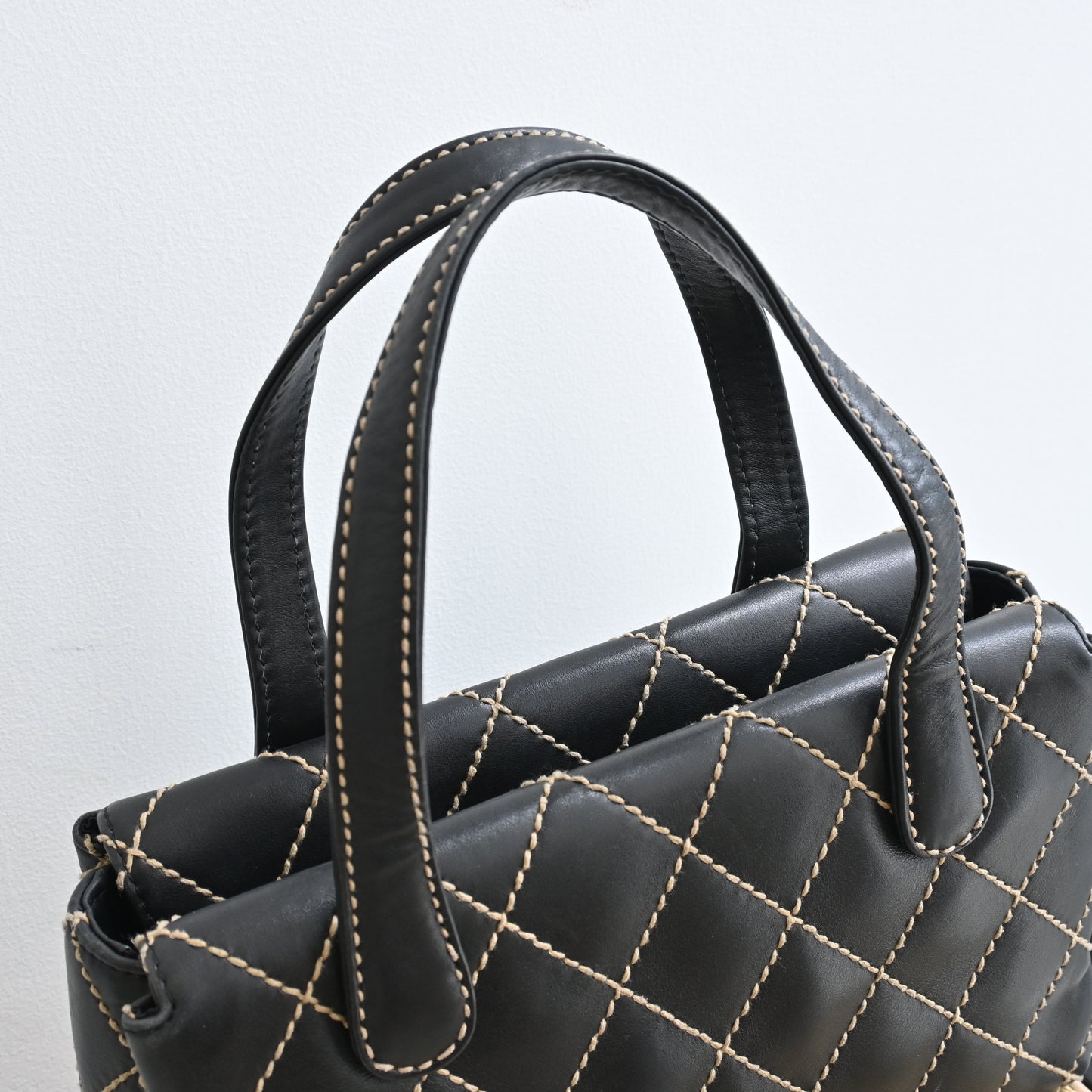 Chanel Calf Skin Wild Stitch Tote