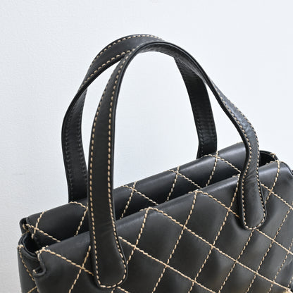 Chanel Calf Skin Wild Stitch Tote