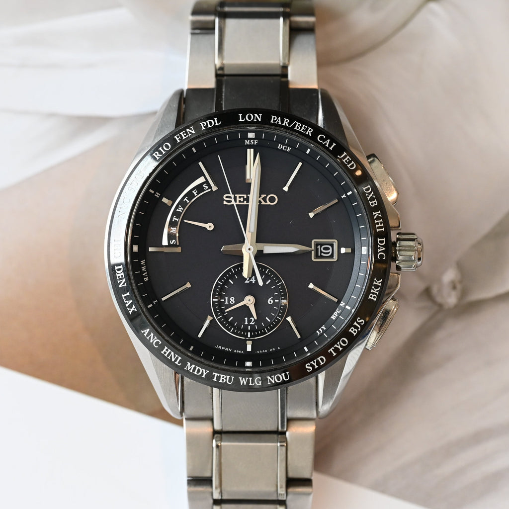 Seiko Brightz 8B63-0AA0 Solar WatchSB01-756