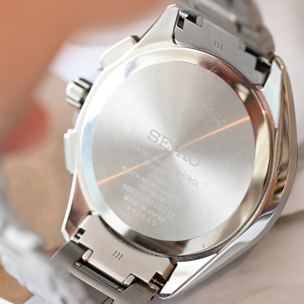 Seiko Brightz 8B63-0AA0 Solar WatchSB01-756