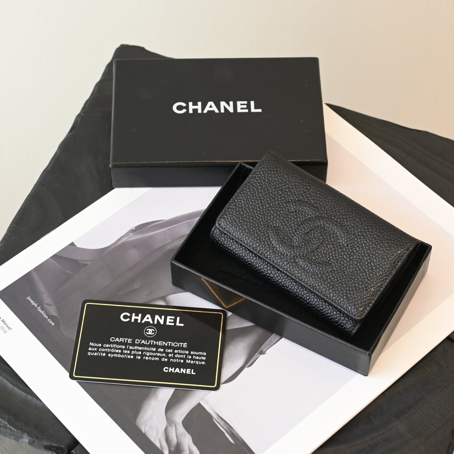 Chanel Coco Mark Caviar Key Case - Leluxe Vintage Sdn. Bhd.