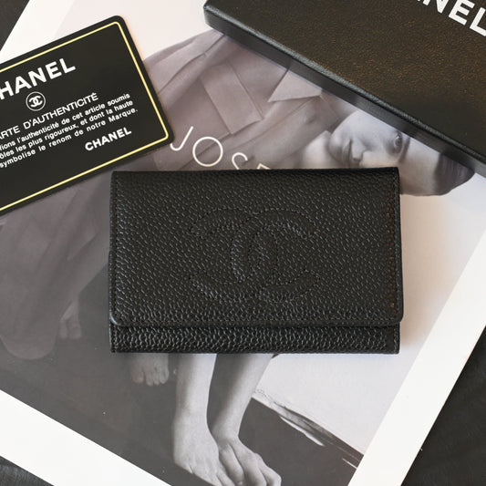 Chanel Coco Mark Caviar Key Case - Leluxe Vintage Sdn. Bhd.