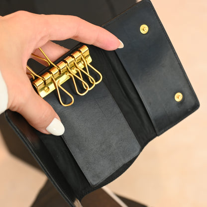 Chanel Coco Mark Caviar Key Case