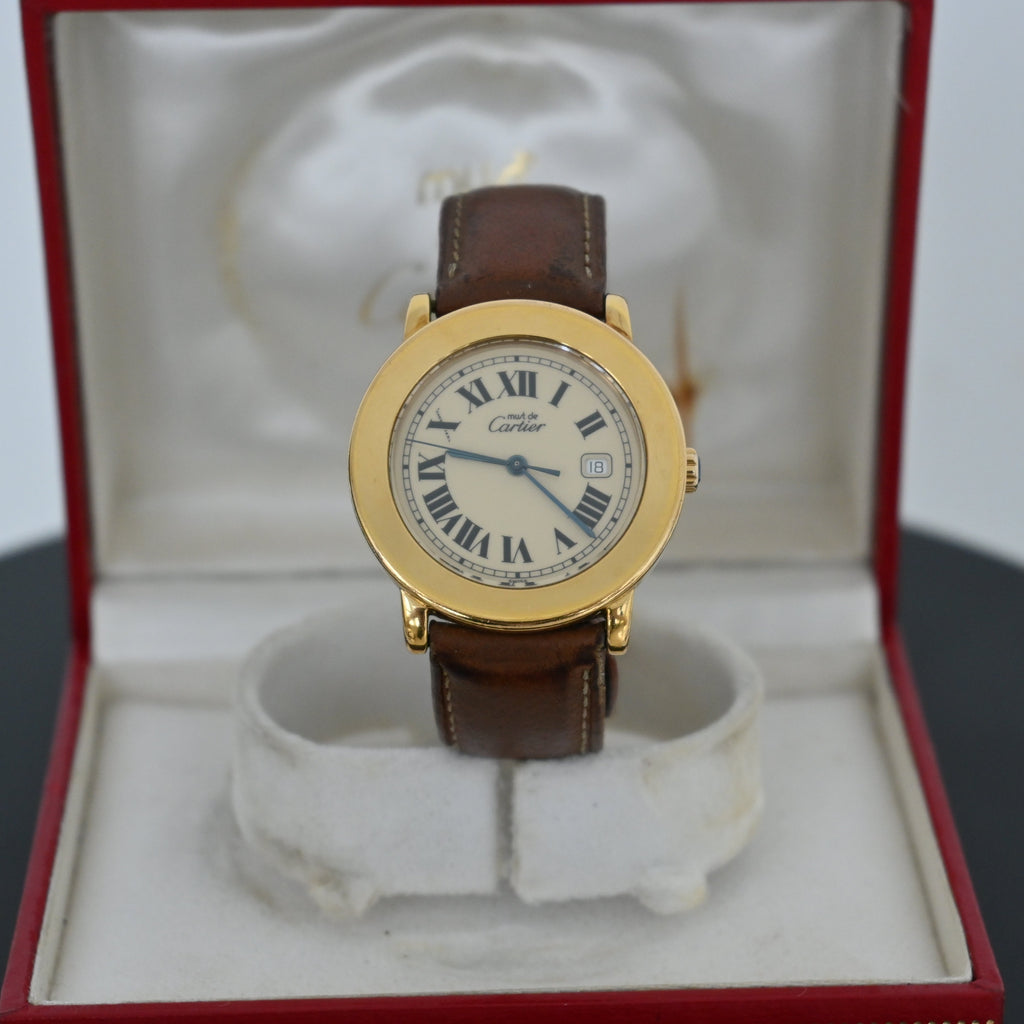 Cartier Ronde Watch ref. 1800 - Leluxe Vintage Sdn. Bhd.
