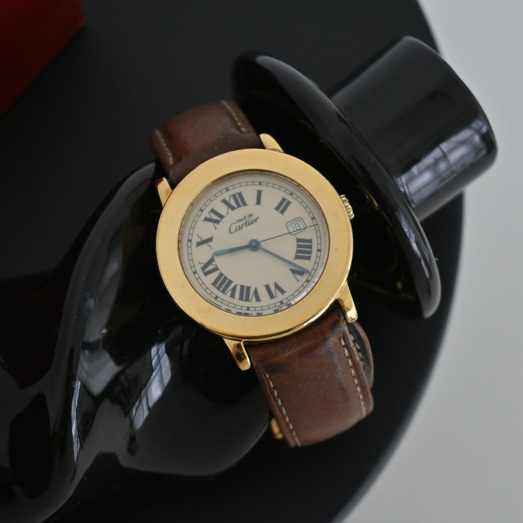 Cartier Ronde Watch ref. 1800 - Leluxe Vintage Sdn. Bhd.