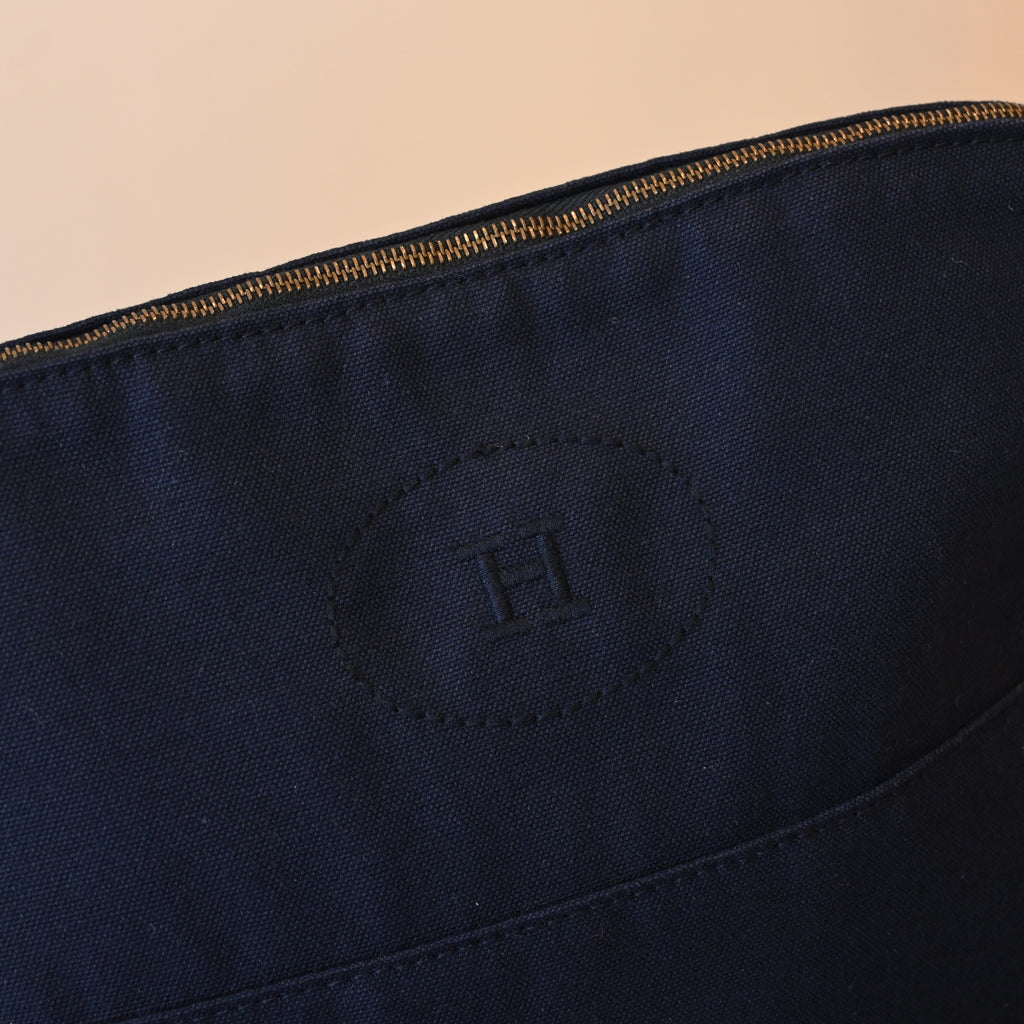 Hermès Bolide Pouch GM Navy