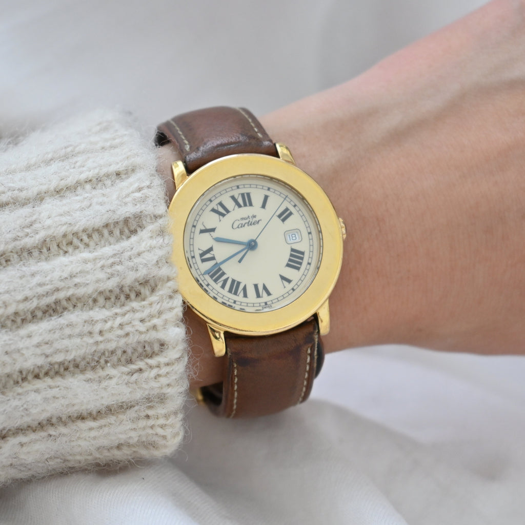 Cartier Ronde Watch ref. 1800 - Leluxe Vintage Sdn. Bhd.