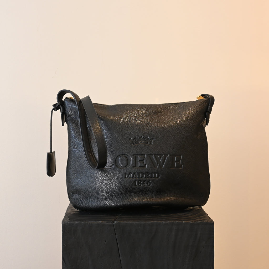 Loewe Heritage Grained Calfksin Crossbody Bag