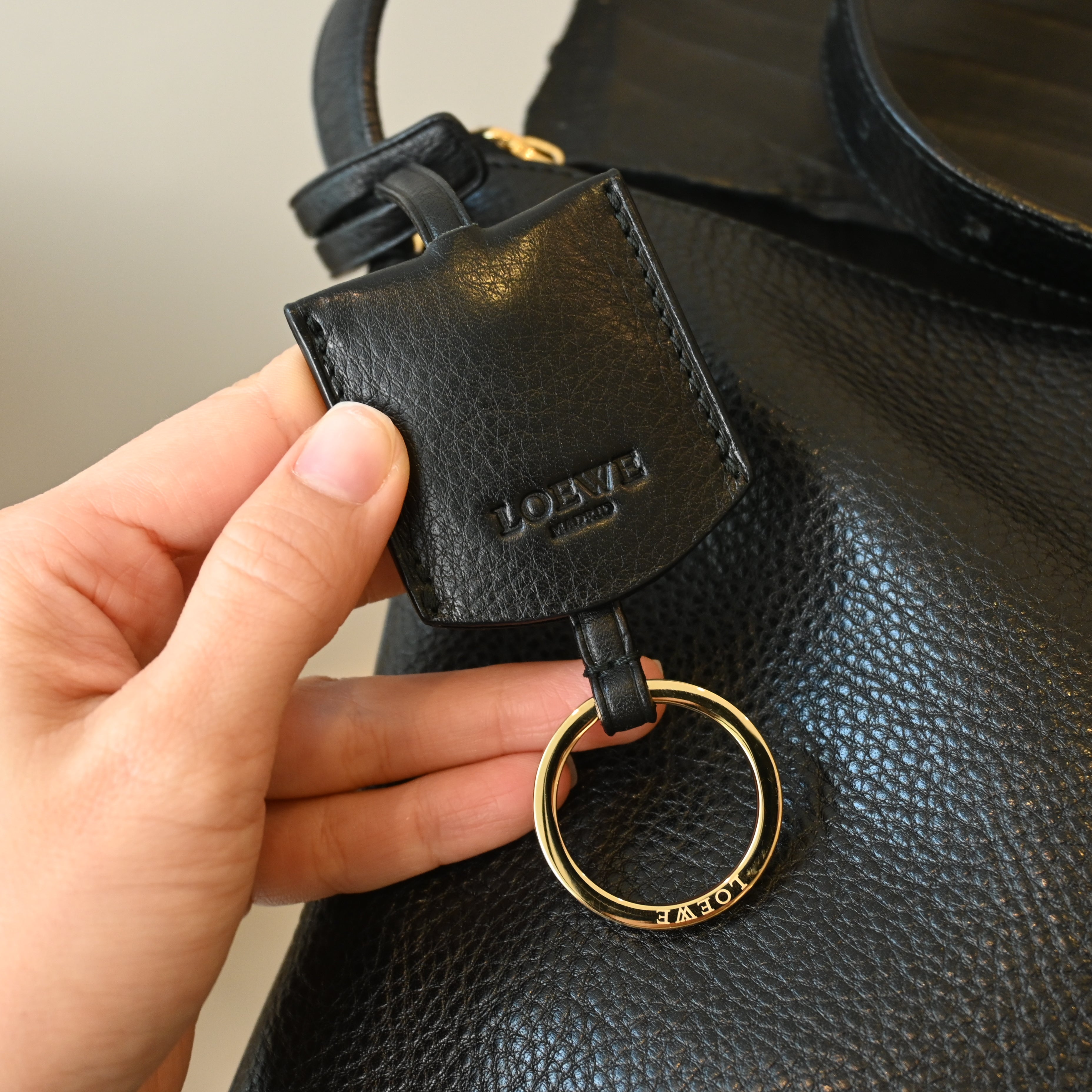 Loewe Heritage Grained Calfksin Crossbody Bag