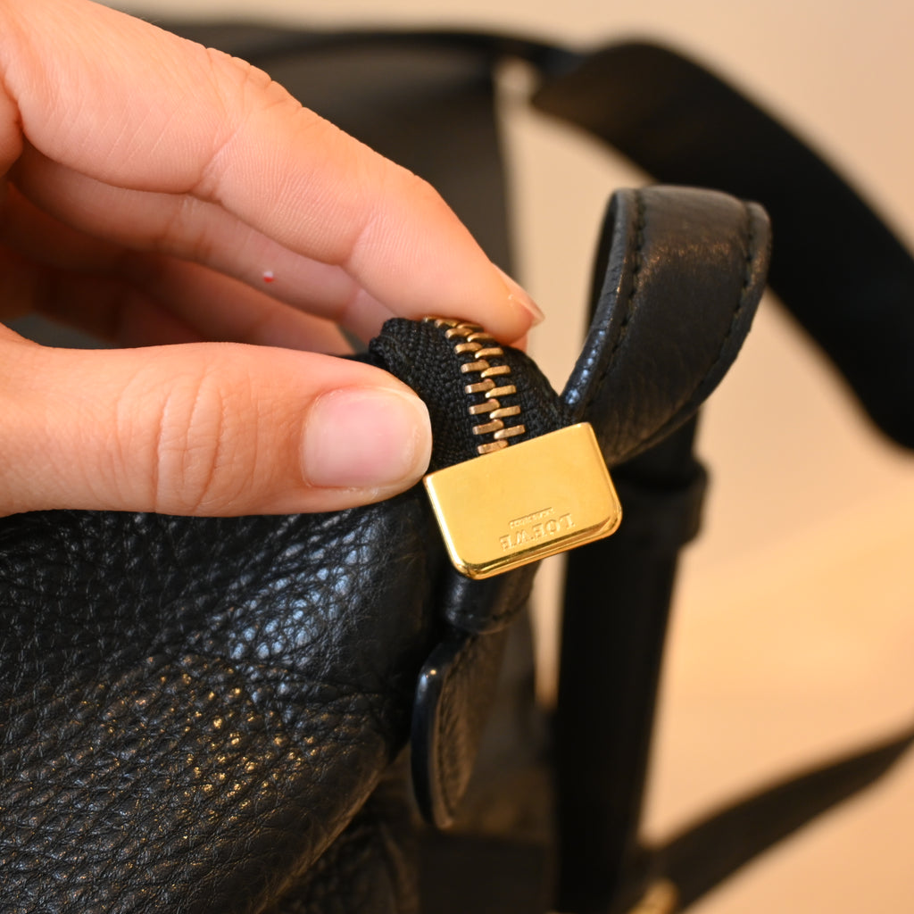 Loewe Heritage Grained Calfksin Crossbody Bag