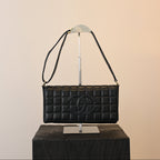 Chanel Chocolate Bar Lambskin Shoulder Bag