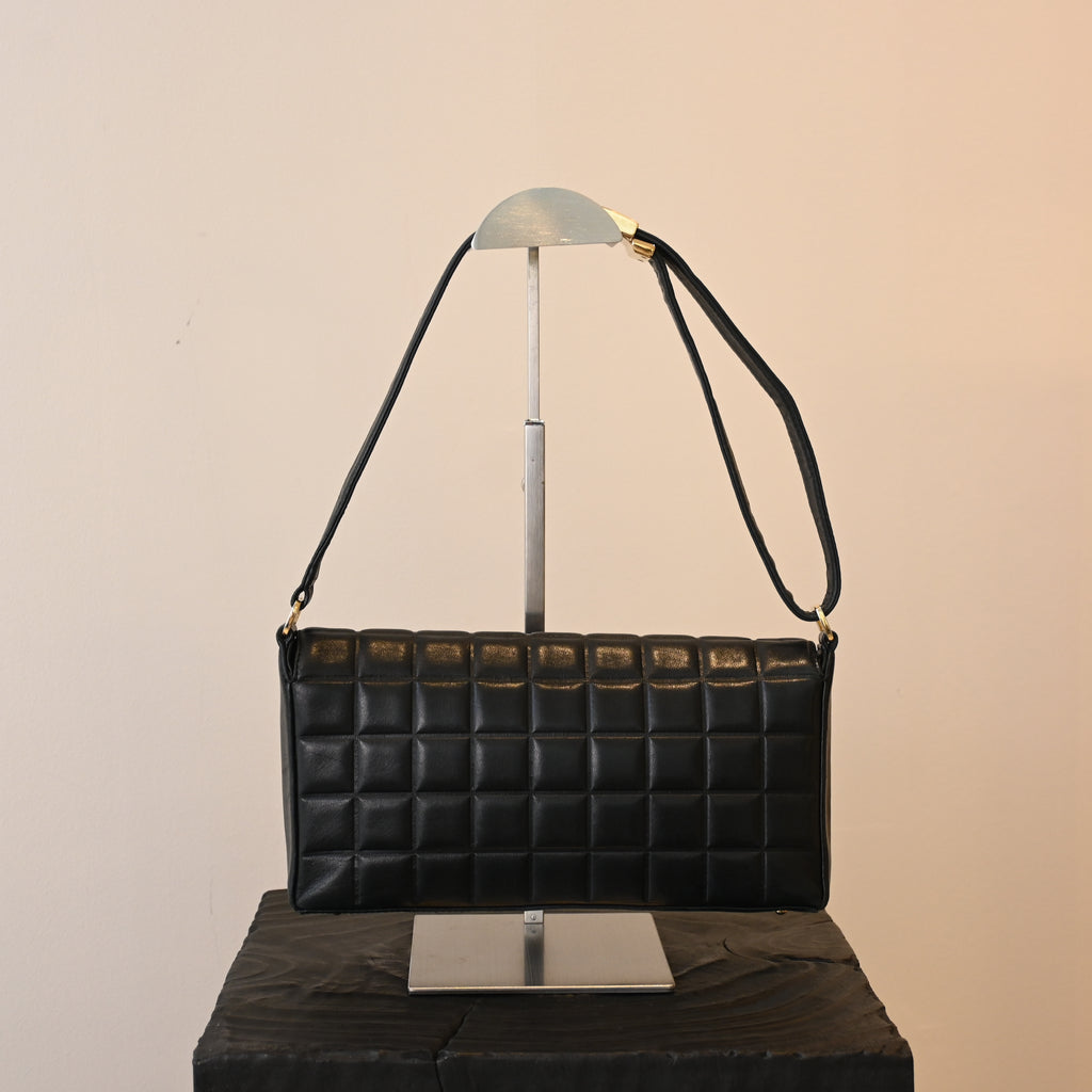 Chanel Chocolate Bar Lambskin Shoulder Bag