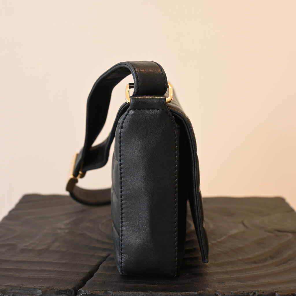 Chanel Chocolate Bar Lambskin Shoulder Bag
