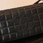 Chanel Chocolate Bar Lambskin Shoulder Bag