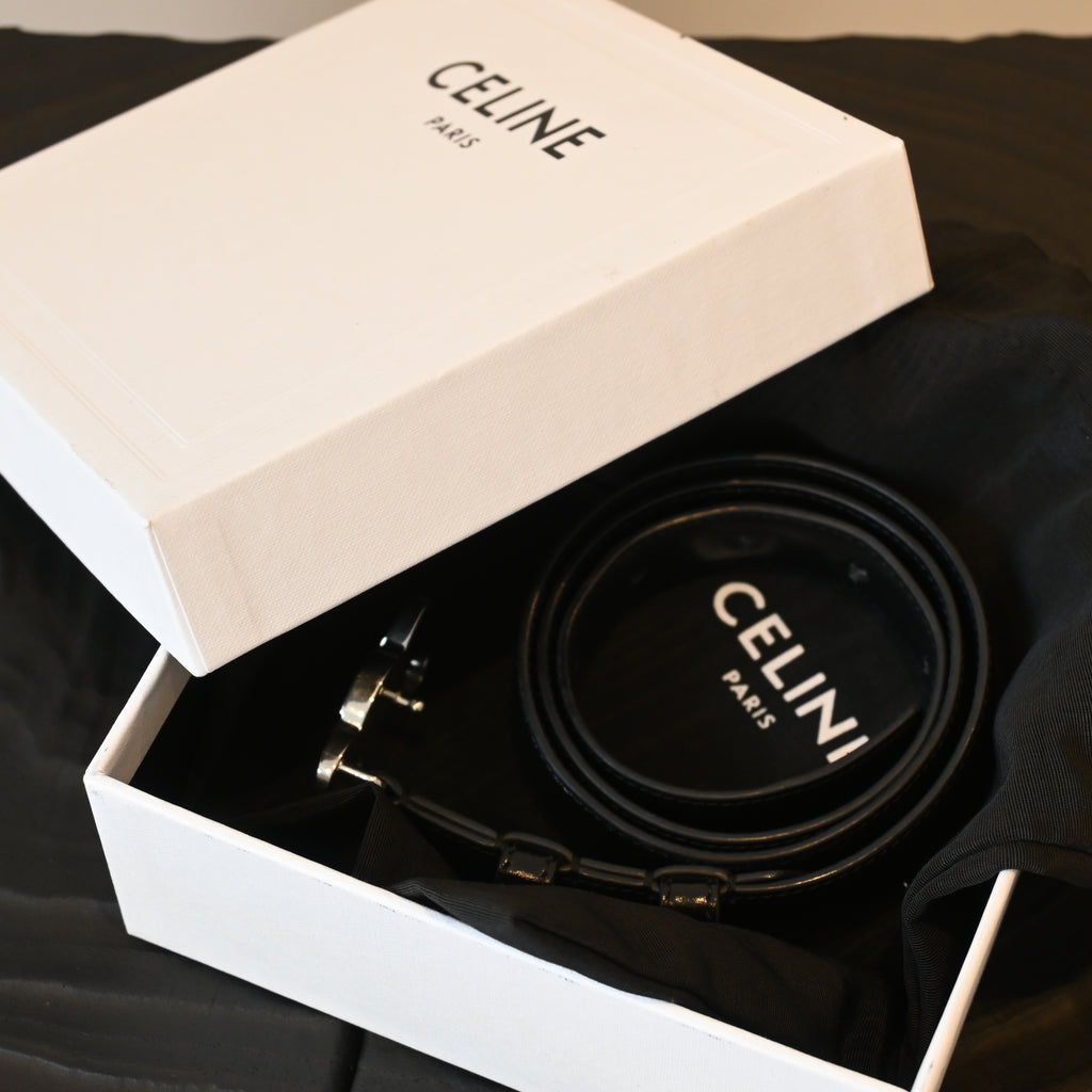 Celine Triomphe Belt 75 SHW