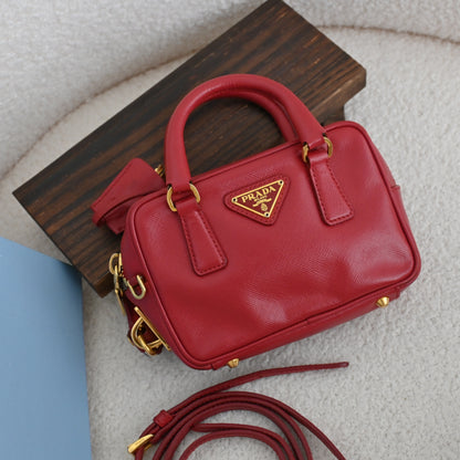 Prada Saffiano Lux Mini Crossbody Bag