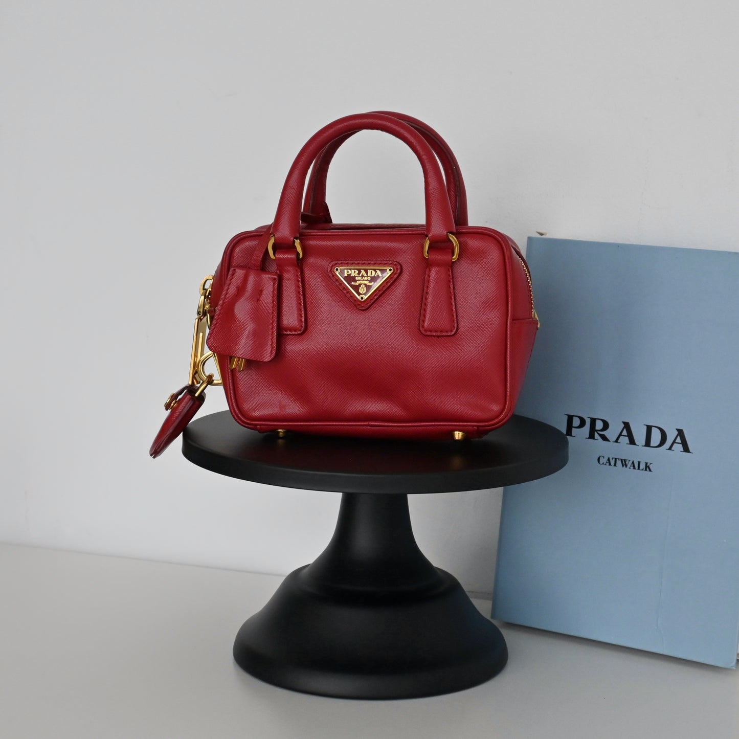 Prada Saffiano Lux Mini Crossbody Bag