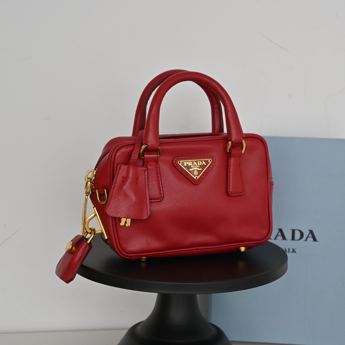 Prada Saffiano Lux Mini Crossbody Bag