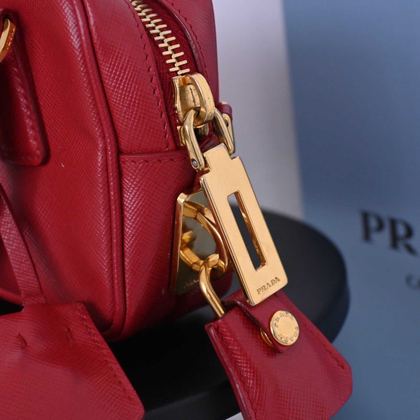 Prada Saffiano Lux Mini Crossbody Bag