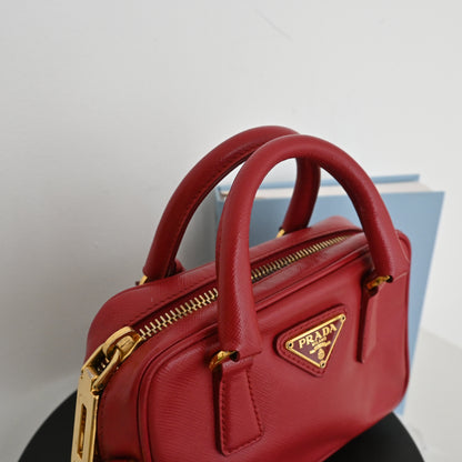 Prada Saffiano Lux Mini Crossbody Bag