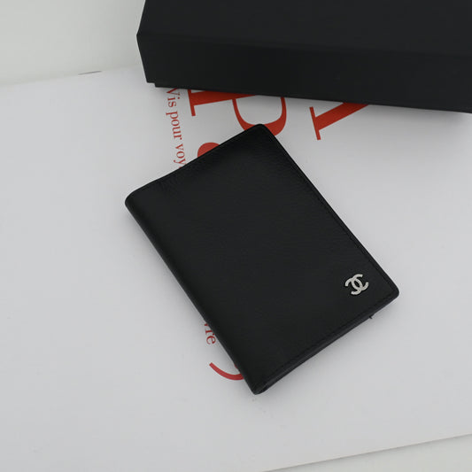 Chanel Coco Mark Leather Card Case