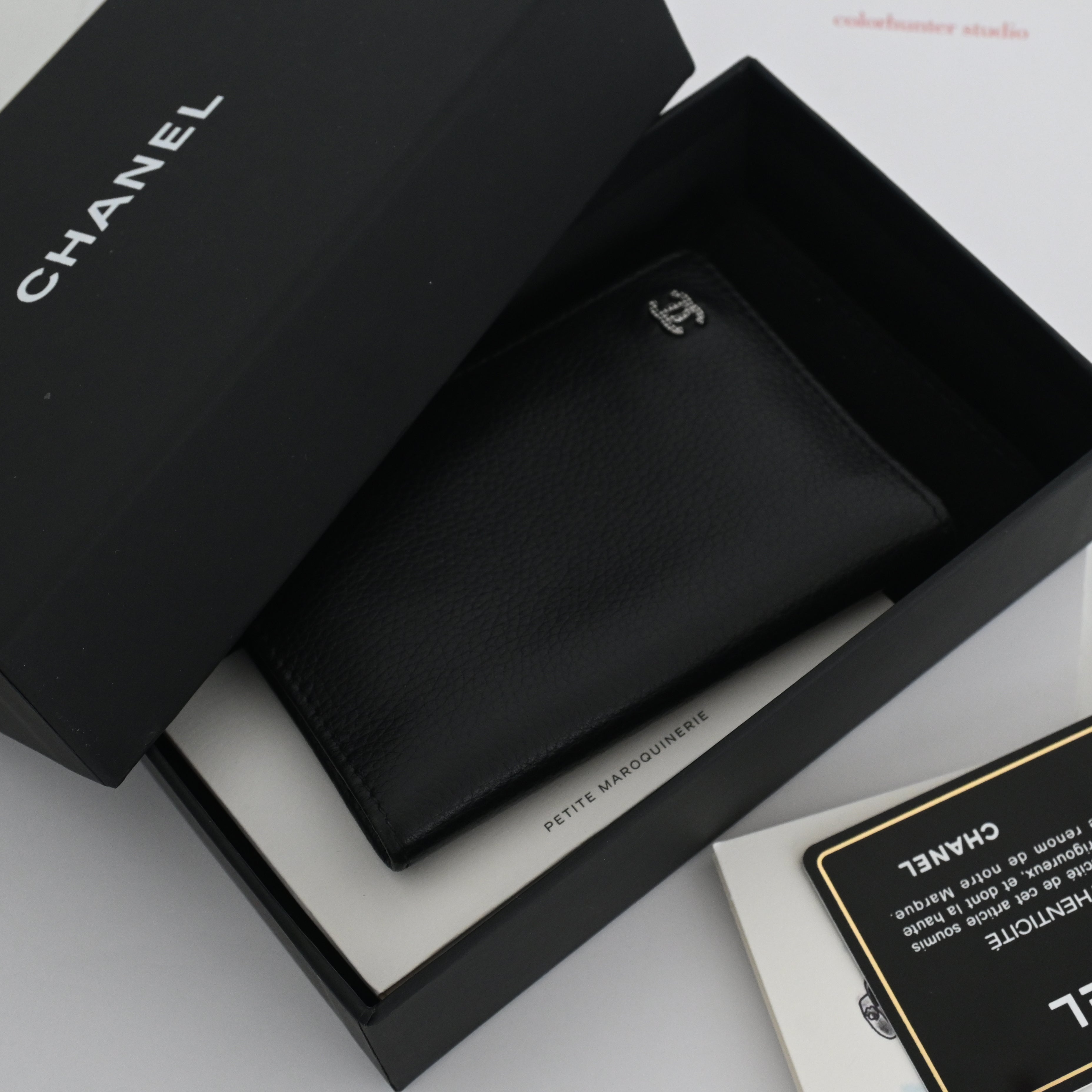 Chanel Coco Mark Leather Card Case